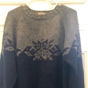 Men’s J. Crew wool sweater.